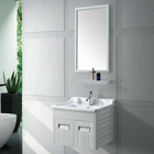 Modern Alunimun Bathroom Vanity/ all aluminum bathroom cabinet/Mirror Cabinet /DB-8154  600X450mm